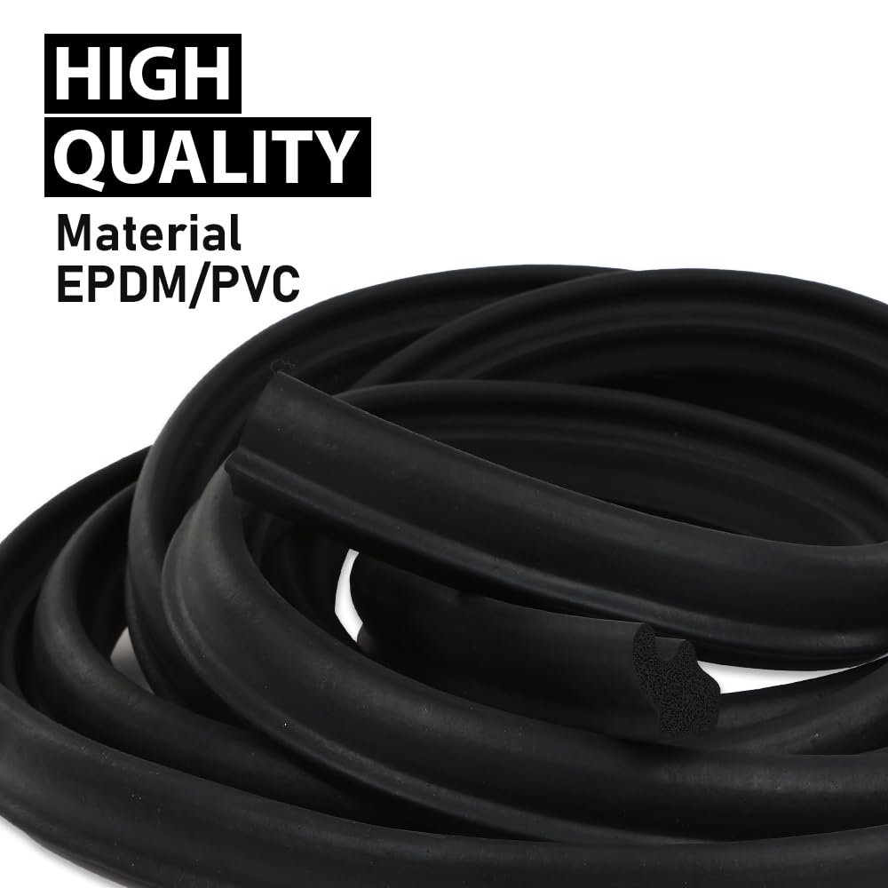 G-PLUS Trunk Seal Weatherstrip Soft Rubber Compatible with Buick 1964-1974,Compatible with Chevy 1962-1974,Fit Olds 1964-1972,Fit Pontiac 1964-1972 Black