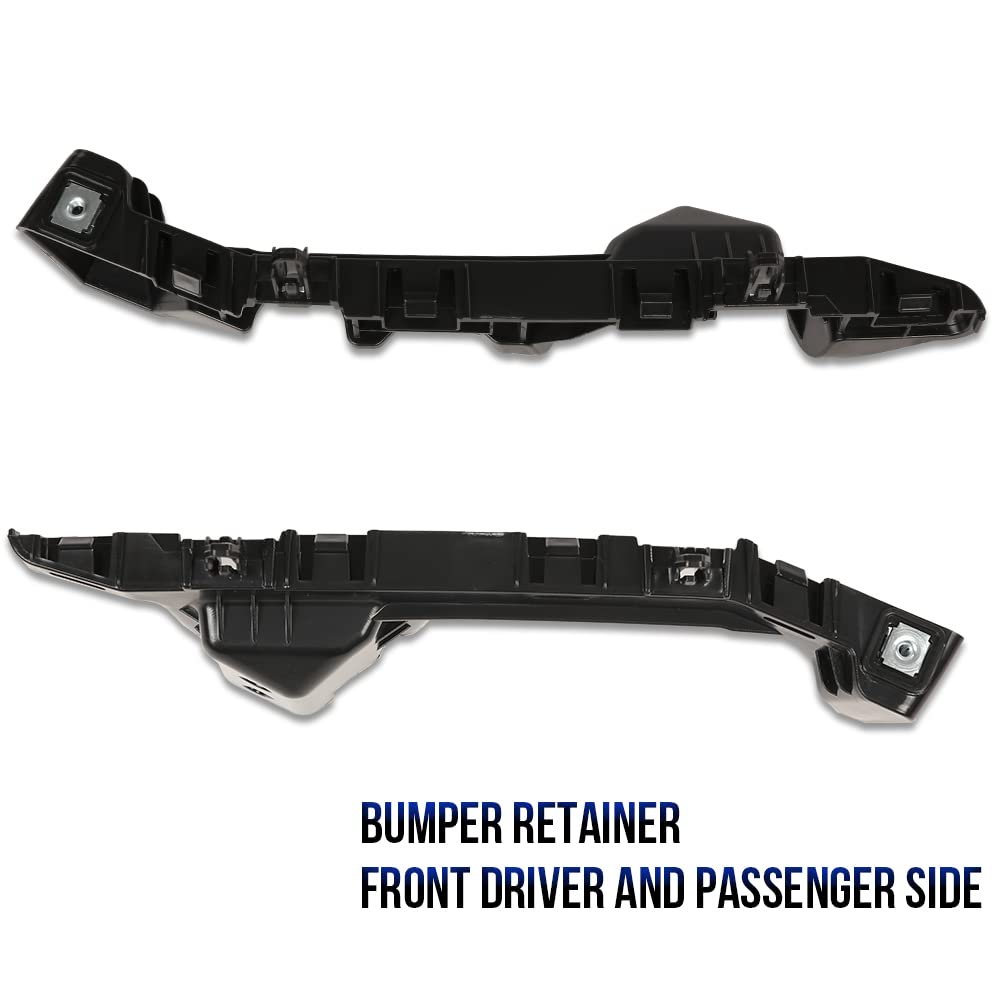 G-PLUS Front Bumper Retainer Bracket 2pcs Compatible with 2018-2022 Chevy Equinox Front LH and RH Bumper Retainer Support Brackets 84293394, GM1043141, 84293393, GM1042141