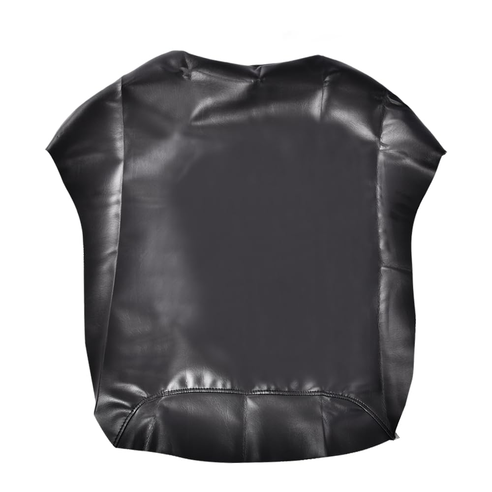 G-PLUS Leather Seat Cover, Motorcycle Seatcover Seat Protector Replacement Fit 1987-2001 Yamaha Big Bear 350 Black