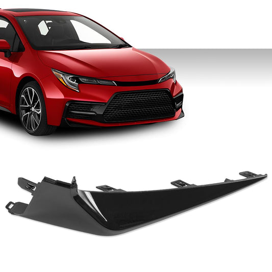 G-PLUS Right Front Bumper Lower Side Molding Trim Passenger Side Compatible with Toyota Corolla 2020-2022 5211202110 5211212310 TO1047112