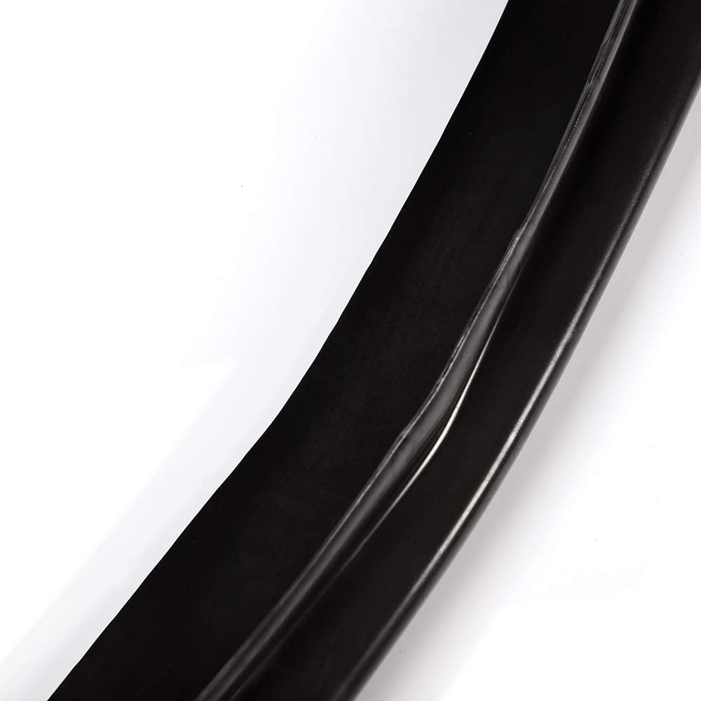 Front Bumper Lip Compatible for Mazda 3 Mazda3 Hatchback 5-Door 2007 2008 2009 | JDM MS Style Unpainted PU Spoiler Splitter