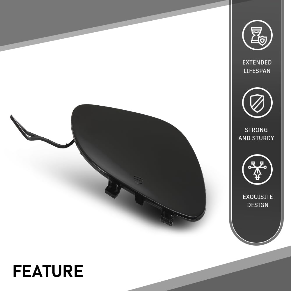 G-PLUS Front Bumper Tow Hook Cover Cap Compatible with Benz W212 E-Class E200 E250 E300 E350 E400 E500 E550 Sedan & Wagon 2014-2016,Not Fit For Cars With AMG Front Bumper 2128850526