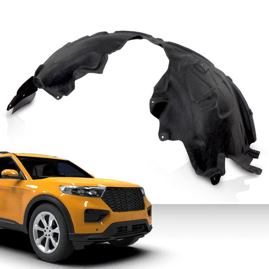 G-PLUS Front Right Inner Fender Liner Compatible with Ford Explorer/Fit Police Interceptor Utility 2020 2021 2022 FO1249204, LB5Z16102A, LB5Z16102B, LB5Z16102C