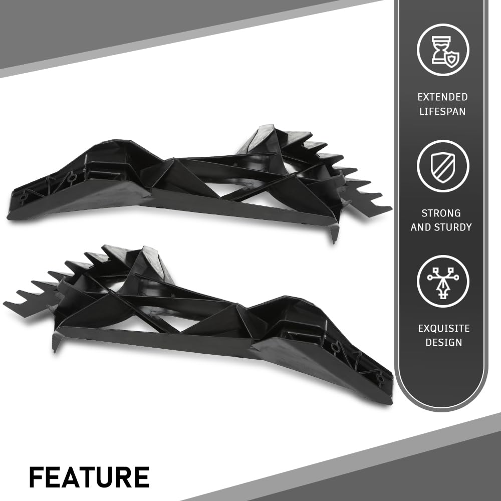 G-PLUS Front Fender Brackets Set Compatible with Chrysler Town & Country 2011-2016,Compatible with Dodge Grand Caravan 2011-2020 CH1244105