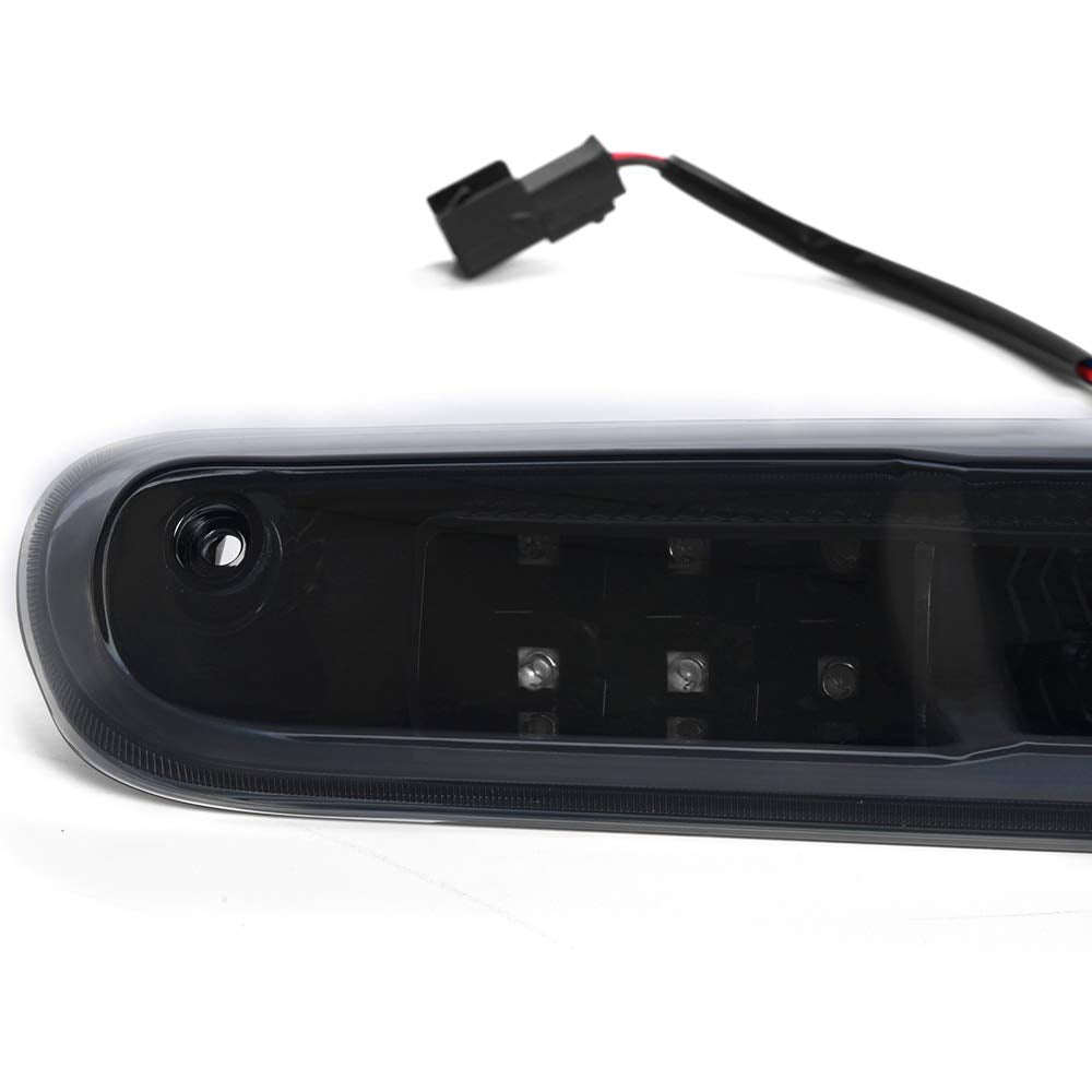 G-PLUS LED 3rd Third Brake Light High Mount Stop Light Compatible with Chevy Silverado/GMC Sierra 1500 2500 HD 3500 HD 2007-2013 Rear Brake Tail Lamp Smoke Lens