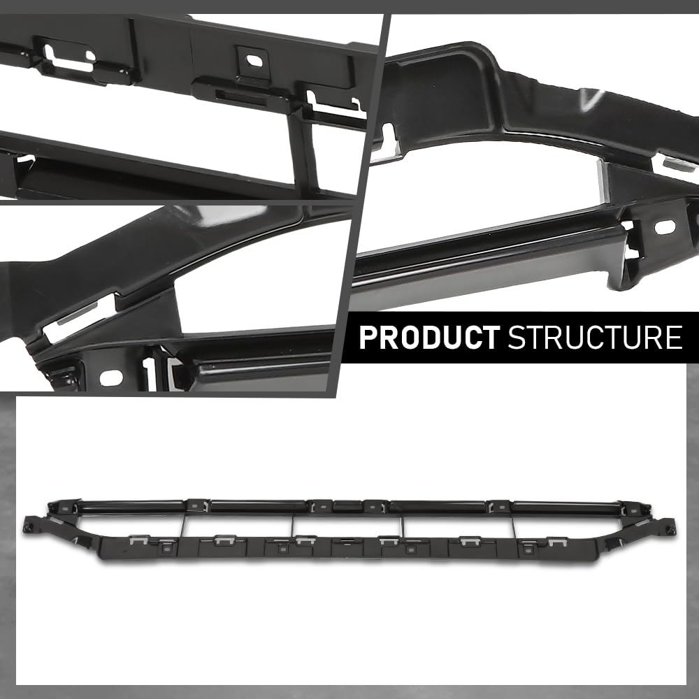 G-PLUS Front Bumper Cover Grille Insert, Compatible with Audi Q7 2016-2019, AU1036118, 4M0807647B4W3