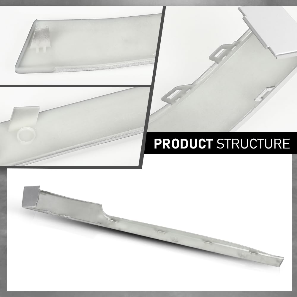 G-PLUS Rear Bumper Side Cladding Silver Trim Left & Right Compatible with Range Rover 2013-2022