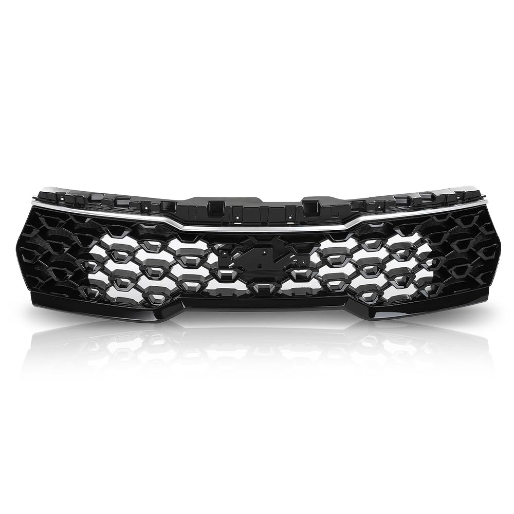 G-PLUS Bumper Radiator Grille Grill, Compatible with Kia Sorento 1.6L 2.5L 2022-2023 W/O Camera Hole, 86350P2500, 86350-P2500, 86350 P2500