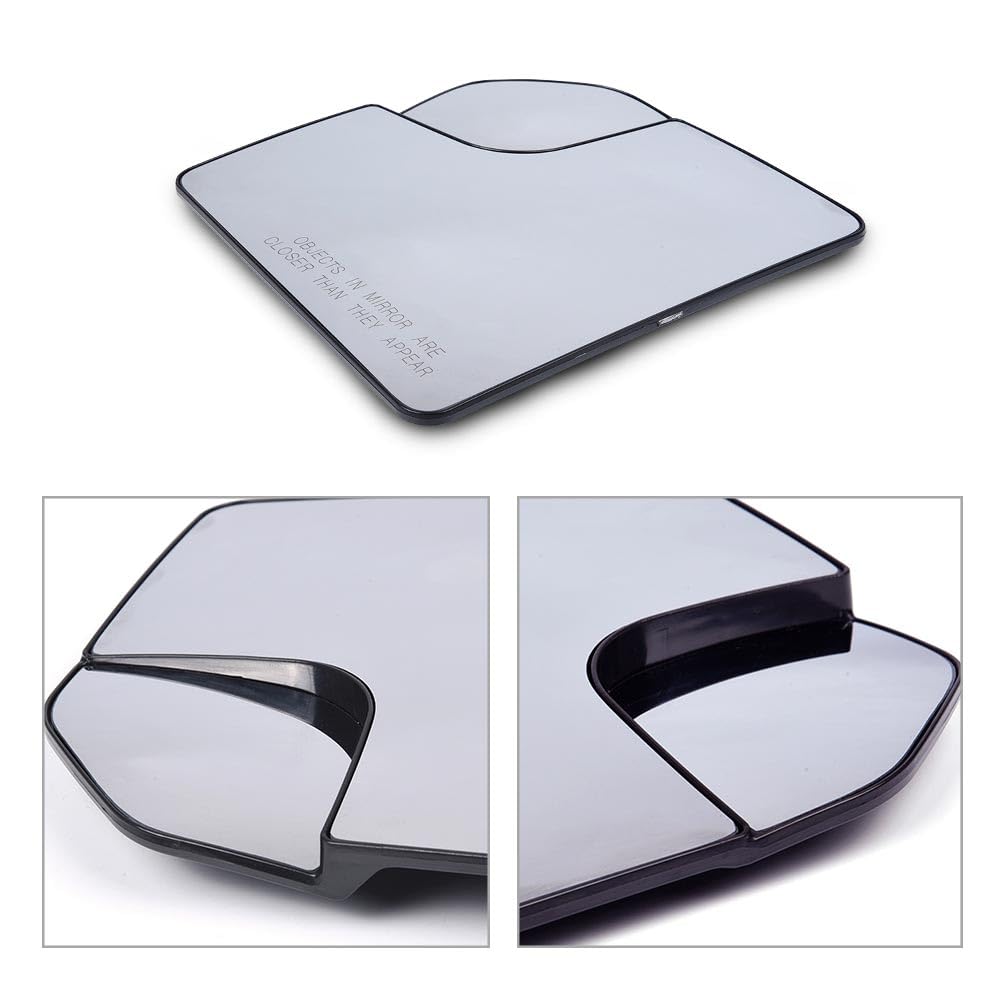 G-PLUS Exterior Mirror Left Driver Side View Mirror Glass Compatible With Ford F150 2015-2020 Pickup Truck