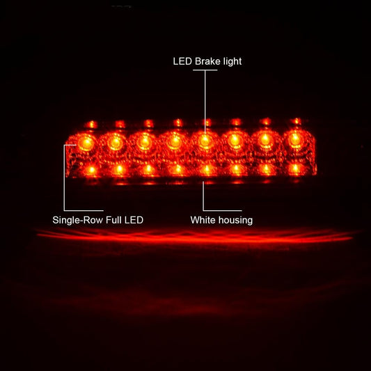 G-PLUS LED Third 3rd Brake Light High Mount Stop Light Fit For Toyota Tacoma 1995-2015, Rear Cab Center Mount Tail Light Clear Lens Chrome Housing 81570-04030