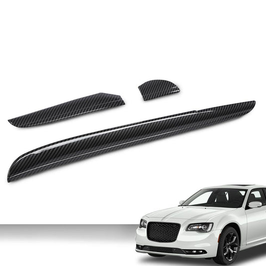 G-PLUS Central Control Dashboard Cover Trim Bezels Compatible with Chrysler 300 2011-2023