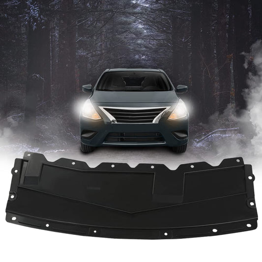 G-PLUS Front Engine Splash Shield Cover Compatible with Nissan Versa 2015-2019 626609KM0A NI1228148 Under Cover Engine Splash Guard