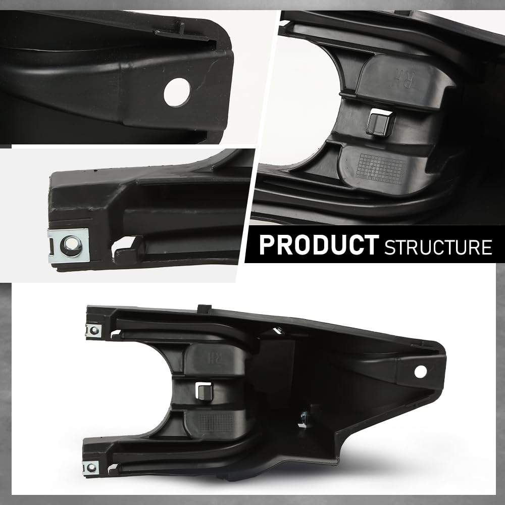 G-PLUS Front Lower Headlight Bumper Bracket Right Passenger Side Compatible with BMW X5 2007-2013/Fit BMW X6 2008-2014 51657157984 BM1245101