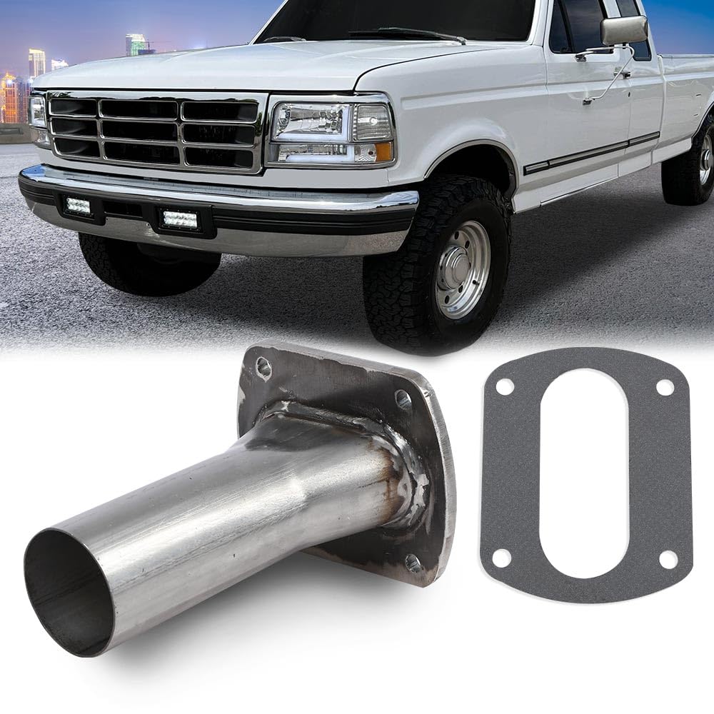 G-PLUS Catalytic Converter Repair Flange Compatible with Ford F250 F350 E250 E350 5.8L 1987-1999 121685