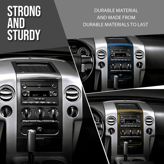 G-PLUS Dash Radio Bezel Center Trim Panel Cover Accessories Compatible with Ford F150 2004-2008 Dashboard 4L3Z-1504302-AAA