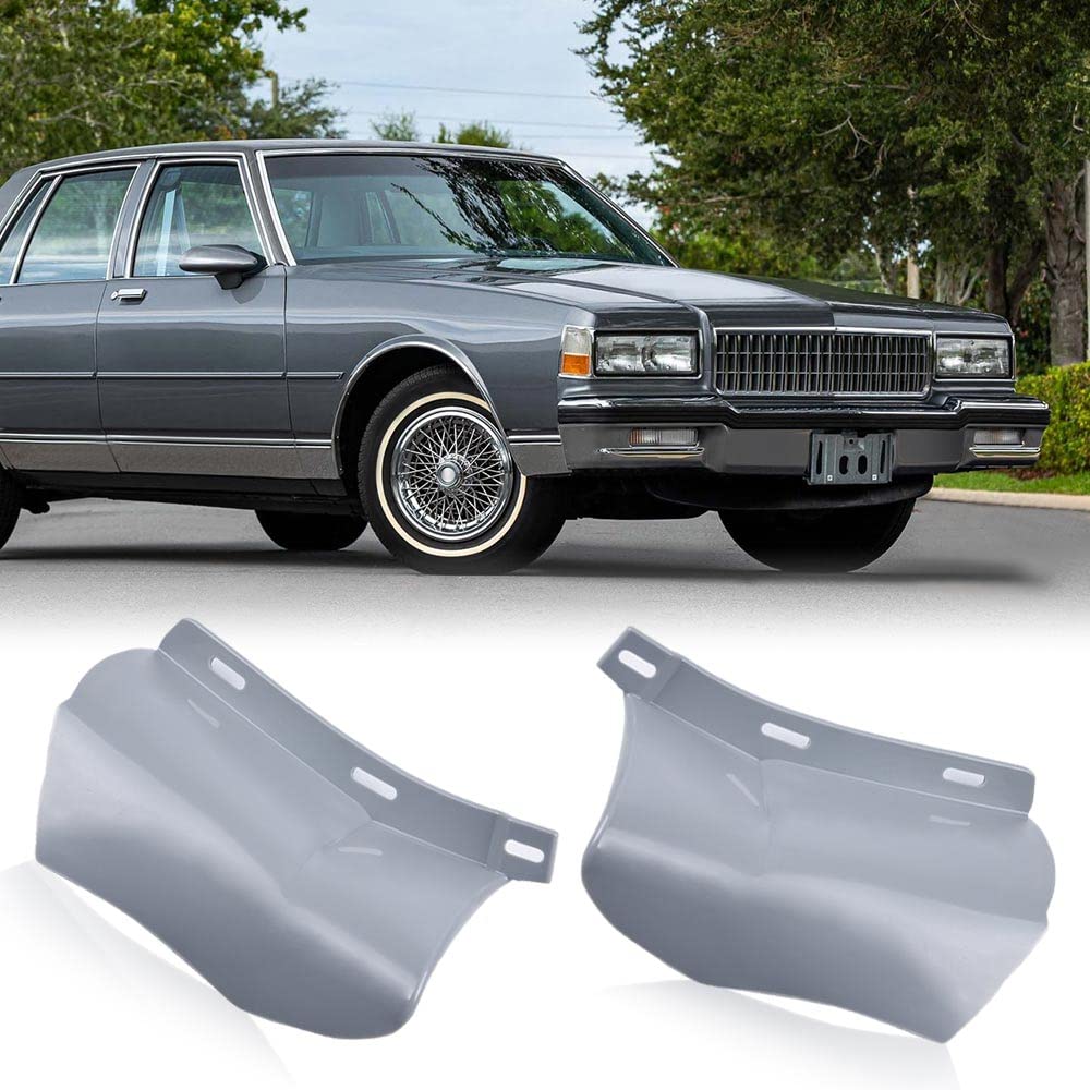 G-PLUS Rear Bumper Quarter Panel Fillers Kit Compatible With Chevy Caprice/Impala 1986-1990 ABS Plastic- Primed,Grey