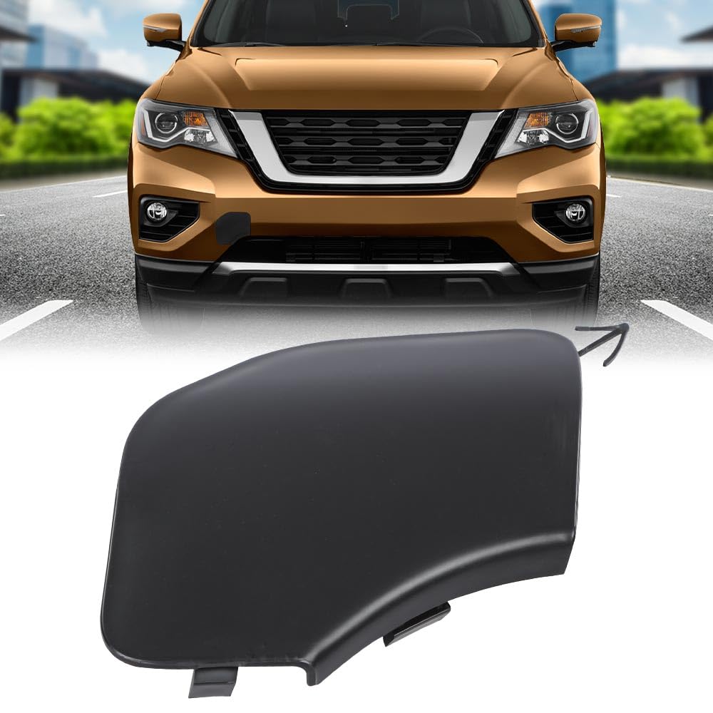 G-PLUS Front Bumper Bracket Tow Eye Cap Hook Cover Compatible with Nissan Pathfinder 2016-2019 622A0-9PF0A