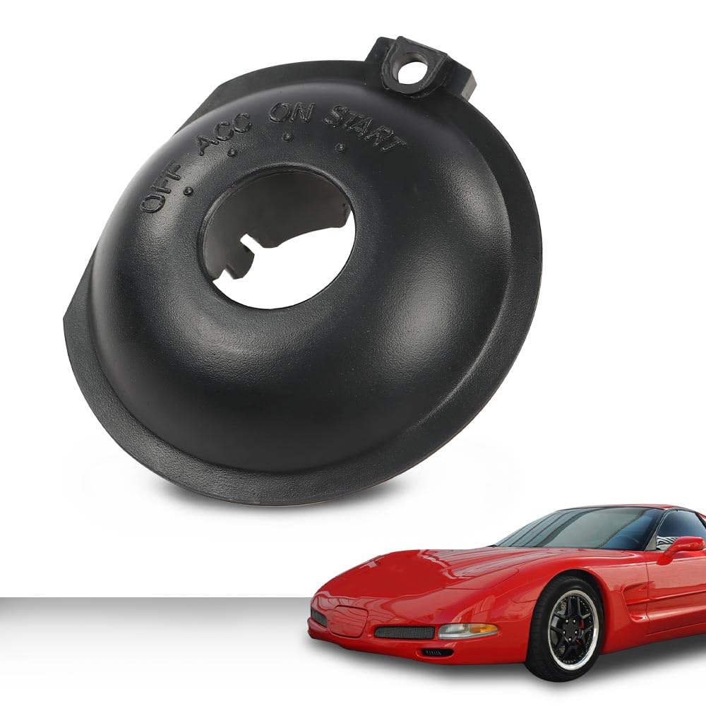G-PLUS Ignition Lock Cylinder Switch Bezel Compatible with Chevy C5 Corvette 1997-2004 2852046 Ignition Lock Cylinder Switch Insert