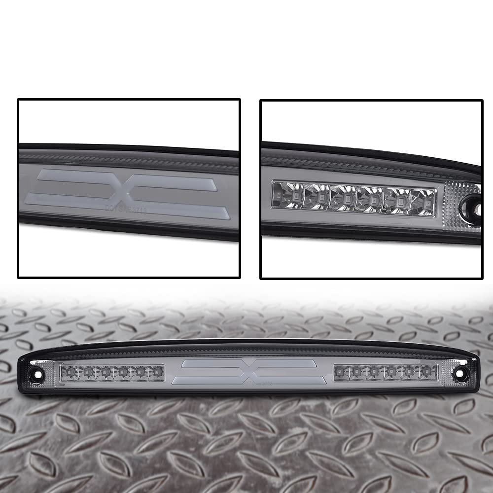 G-PLUS LED Rear Center Tailgate Lamp X Brake Light Compatible with 2003-2006 Dodge Ram 2500 3500 Led Tailgate Light Bar Replacement High Mounted Brake Light 05086509AA