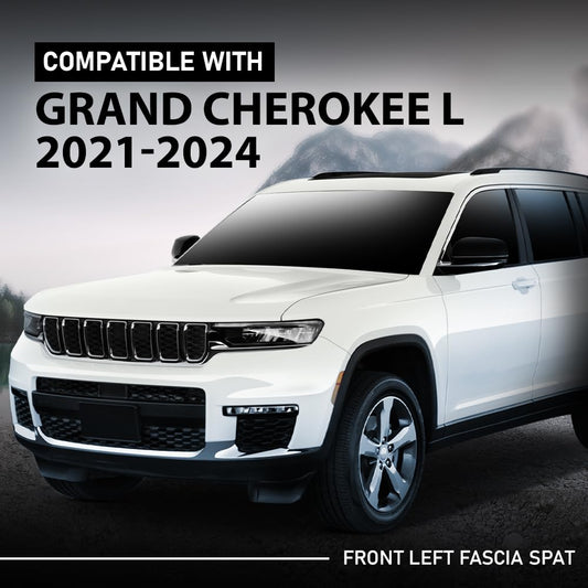 G-PLUS Front Fascia Spat Left Driver Side Stone Deflector Compatible with Jeep Grand Cherokee L 2021-2024 68421753AB