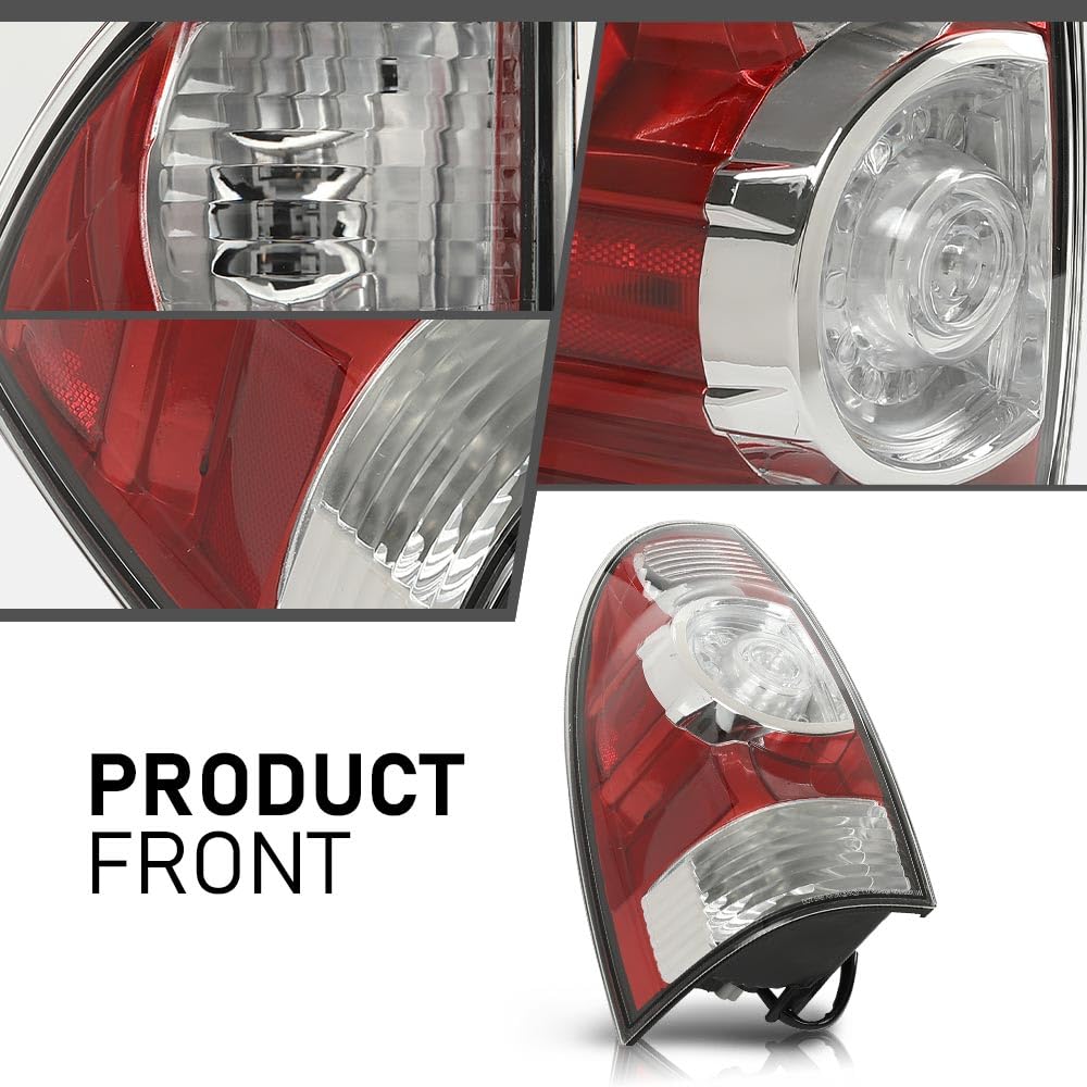 G-PLUS LED Tail Lights Assembly,Compatible with Toyota Tacoma 2005-2015 Rear Lights Brake Lamps Left & Right 8155004150 Luces Traseras