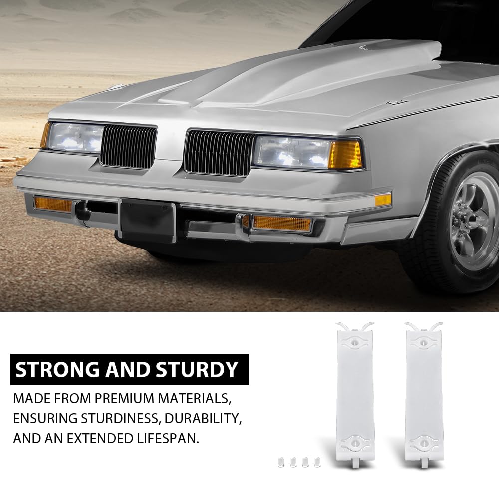 G-PLUS Lower Body Molding Trim Kit Compatible with 1981-1988 Cutlass Salon & Supreme Retaining Clip Set 6 PCS