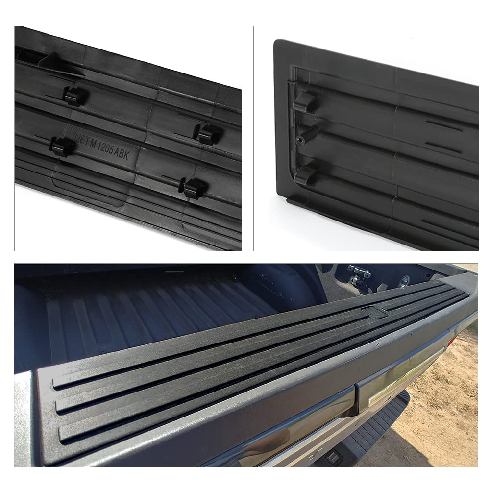 G-PLUS Tailgate Pad Cap Molding Trim Compatible with Ford F150 2015-2020 Black 36.02" Flexible Step & Release Button Replace FL3Z9940602B (Not for Super Duty)
