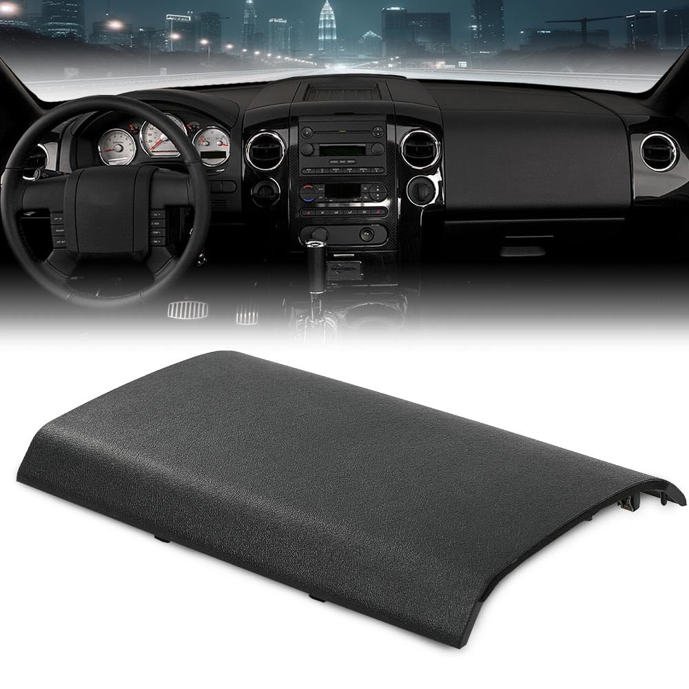 G-PLUS Dash Bezel Panel Cover Upper Glove Box Black Compatible With 2004-2008 Ford F150