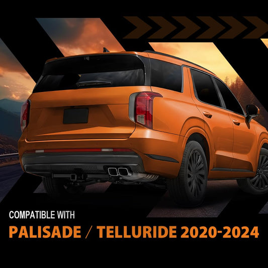 G-PLUS 2" Receiver Class 3 Trailer Hitch Compatible with Hyundai Palisade/Kia Telluride 2020-2025 Black