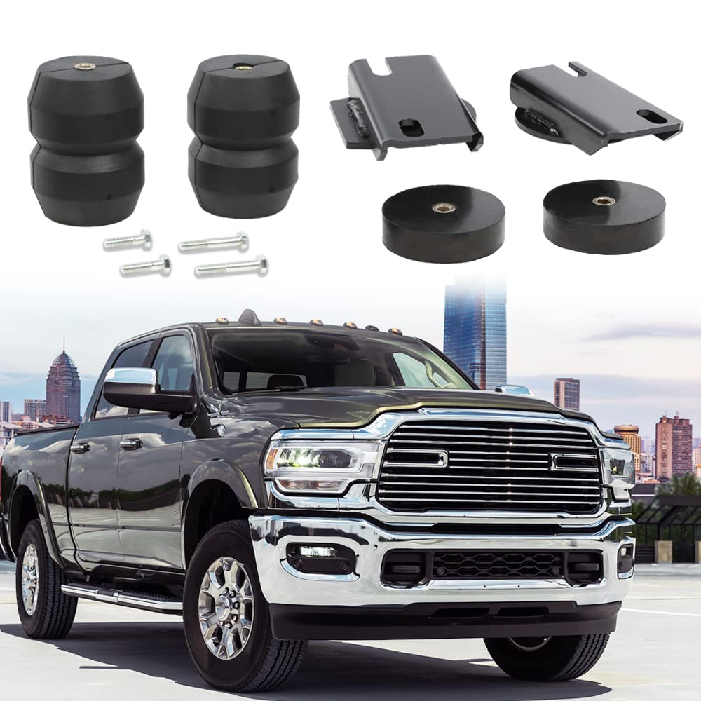 G-PLUS Rear Suspension Enhancement System Compatible with Dodge Ram 2500 2WD/4WD 2014-2021 Suspension Helper Springs T/IDR2500D