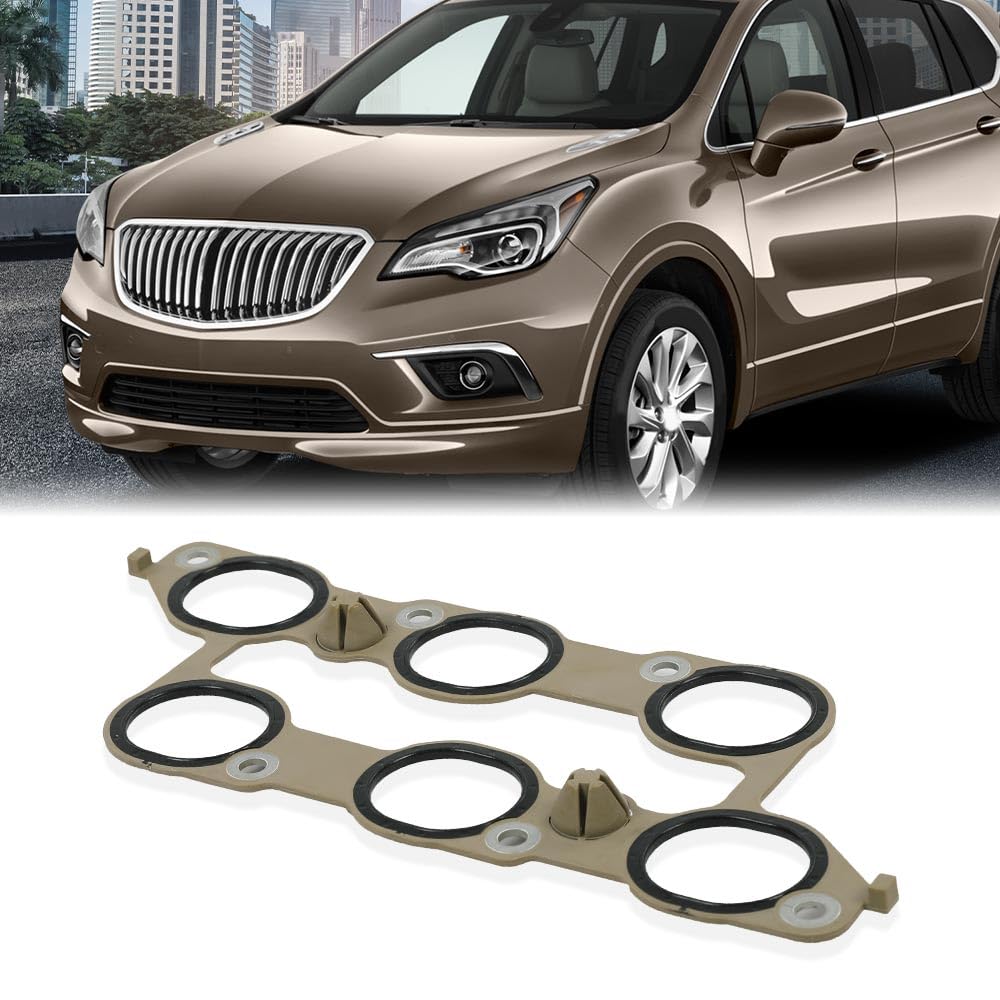 G-PLUS Intake Manifold Gasket 12673300, 12590958 Fit Buick Lacrosse 2010-2011/Cadillac CTS STS 2008-2011/Chevy Camaro 2010-2011/Caprice 2014-2017/Traverse 2014-2017/GMC Acadia 2014-2016