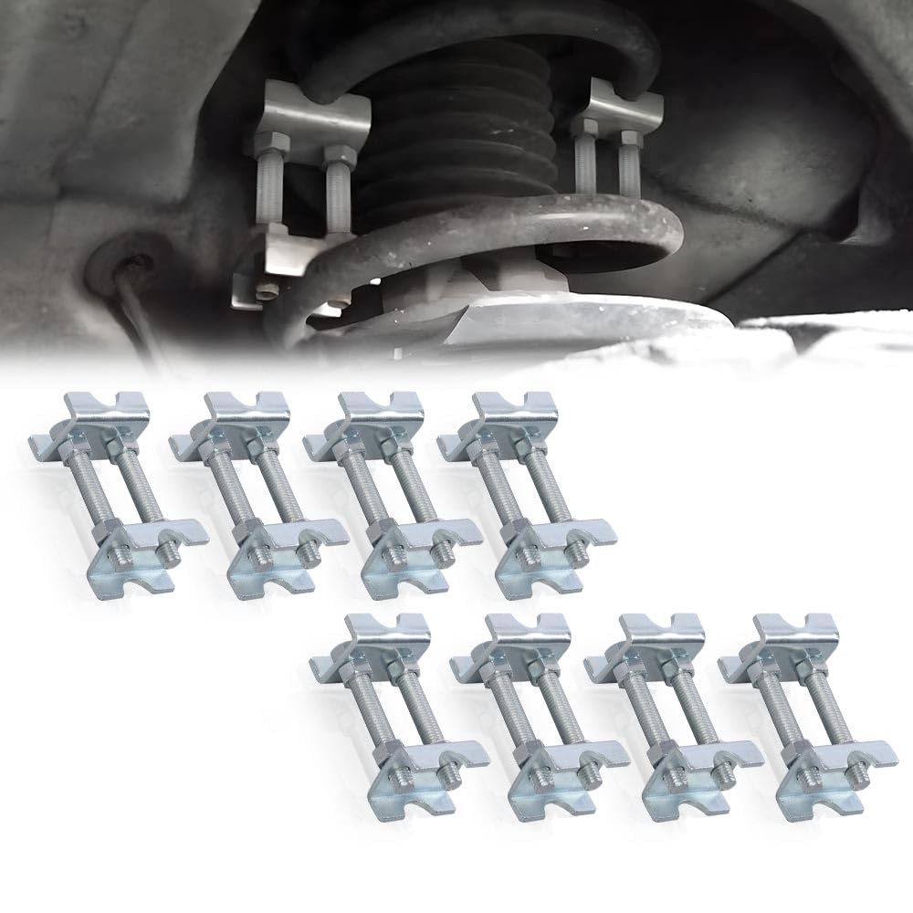G-PLUS 8pcs Mini Coil Spring Compressor Adjustable Struts Shocks Adjuster Tools