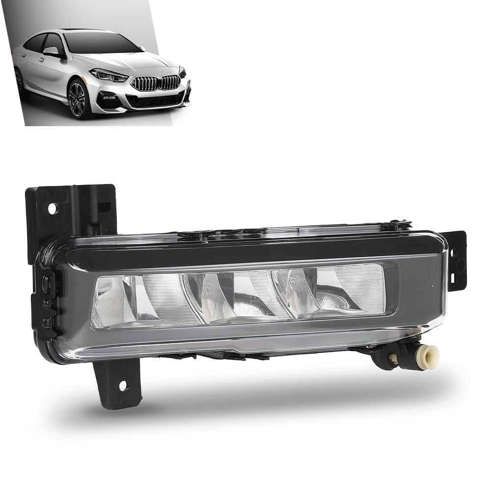 G-PLUS Fog Light Assembly Right Side Compatible with BMW 228i xDrive Gran Coupe 2020-2024 Fit BMW 330e(xDrive) 2021-2022 Fit BMW 330i(xDrive) 2019-2021 BM2593158,63177433788 White
