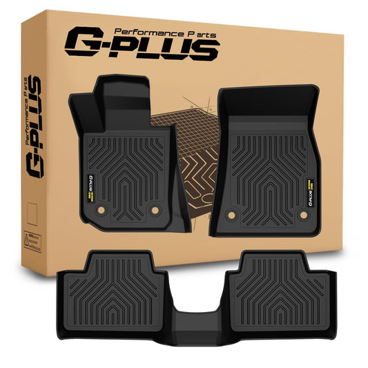 G-PLUS Floor Mats 3PCS for BMW 330i 320i M340i M3 2019-2023 TPE All Weather