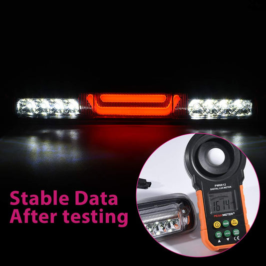 G-PLUS LED Third Brake Light for Chevy Silverado GMC Sierra 1500 2500 3500 1999-2006 Cargo Lamp Front View