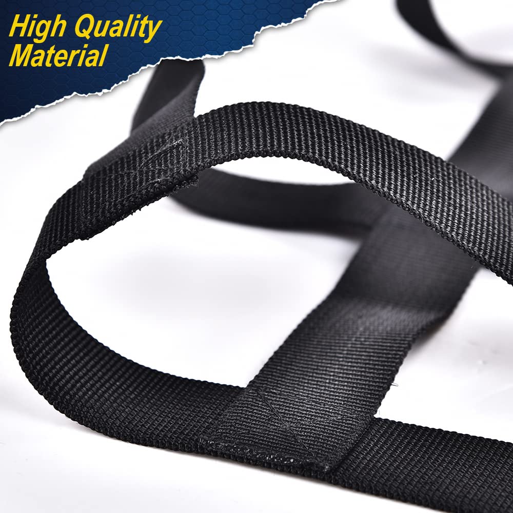 G-PLUS Webbing Nets Compatible with 2006-11 ATV Honda TRX450R 400EX 400X 300EX 300X,Replacement Nerf Bar Nets Black