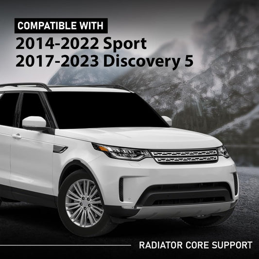 G-PLUS Black Pair Radiator Core Support Rear Deflector Left Right Compatible with Land Rover Range Rover 2013-2022,Fit Land Rover Range Rover Sport 2014-2022,Fit Land Rover Discovery 5 2017-2023