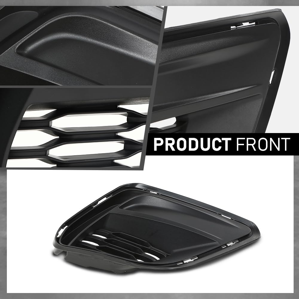 G-PLUS Front Passenger Right Side Fog Light Cover Compatible with Dodge Charger 2020-2023