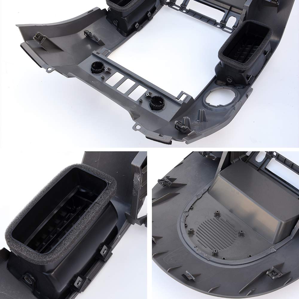 G-PLUS Center Dash Bezel Finisher Panel w/Cigarette Lighter Compatible with 2004 2005 2006 Nissan Titan XE SE Armada SE Radio AC Instrument Panel Lid 682578S800