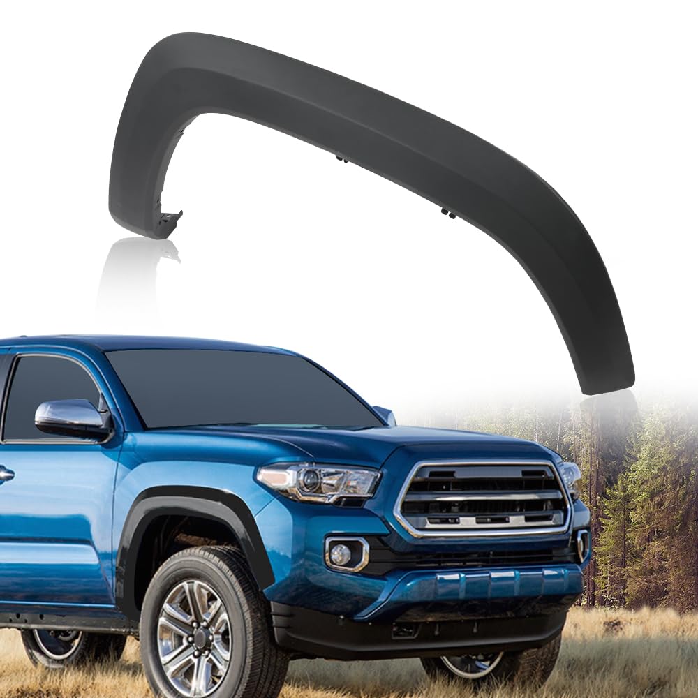 G-PLUS Fender Flares Compatible with Toyota Tacoma 2016-2021 Fender Flares Moulding Trim Wheel Opening Molding (Replace For# 7587104060 TO1291109C) Factory Style