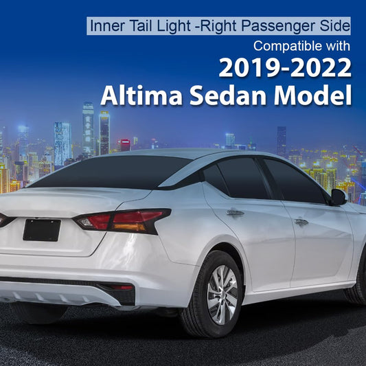 G-PLUS Inner Tail Light w/o Bulb Rear Brake Lamp Right Passenger Side Compatible with Nissan Altima Sedan Model 2019 2020 2021 2022 265406CA0A NI2803119