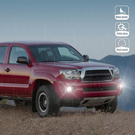G-PLUS Front Bumper Fog Lights Assembly Compatible With Toyota Tacoma 2005 2006 2007 2008 2009 2010 2011 neblineros para autos delantero faros antiniebla