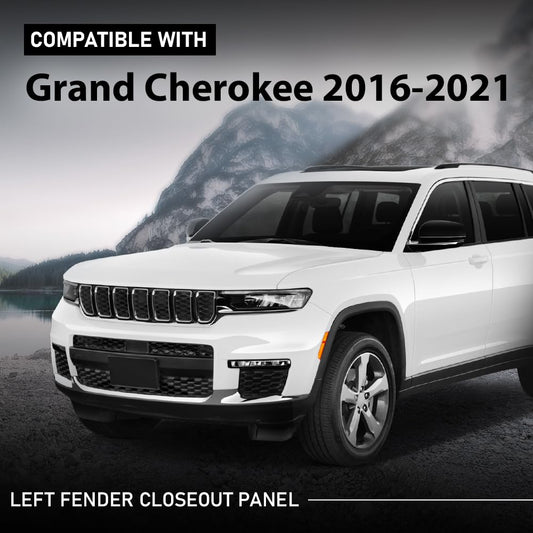 G-PLUS Left Fender Closeout Panel Compatible with Jeep Grand Cherokee 2016-2021 68277399AA