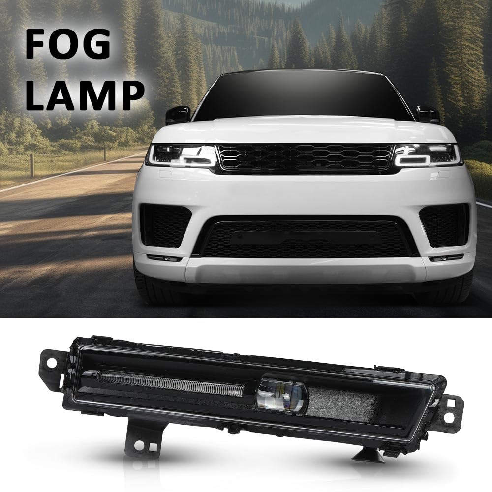 G-PLUS Fog Light Lamp Right Compatible with Land Rover Range Rover Sport 2018-2022,Fit Land Rover Range Rover 2018-2021