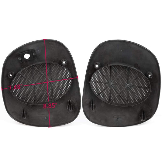 G-PLUS Dash Speaker Grille Grill Cover Compatible With Chevy S10 Blazer Bravada 1998-2004/ GMC Jimmy Sonoma 1998-2001 15046442 & 15046441 Front Driver Passenger Side 15046442