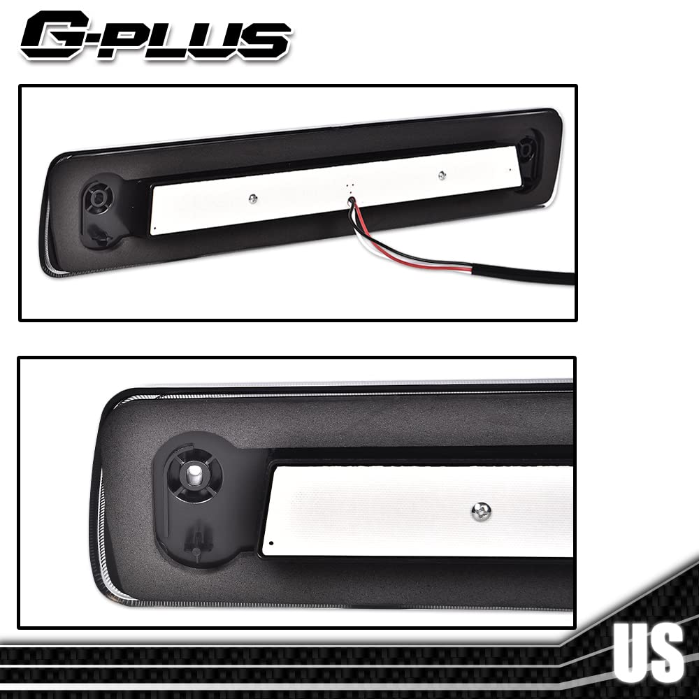 G-PLUS LED 3rd Third X Brake Light Rear Brake Stop Tail Light Compatible with 2015-2018 Colorado/Canyon GM25971002 52019397 High Mount Stop Light Third Tail Light