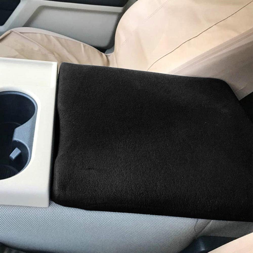 G-PLUS Center Armrest Console Lid Cover Compatible for Ford F150 F250 F350 2014-2021 Truck
