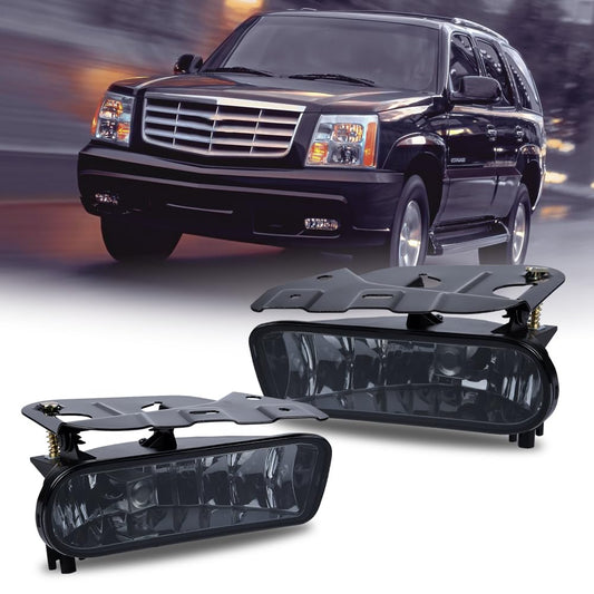 G-PLUS Fog Lights for Cadillac Escalade 2002-2006 Smoky Lens