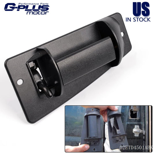 G-PLUS Extended Cab Door Handle Rear Left Driver Side Compatible with Chevy Silverado GMC Sierra 1500 2500 3500 1999-2007 Only for Extended Cab Pickup GM1520115 15758172