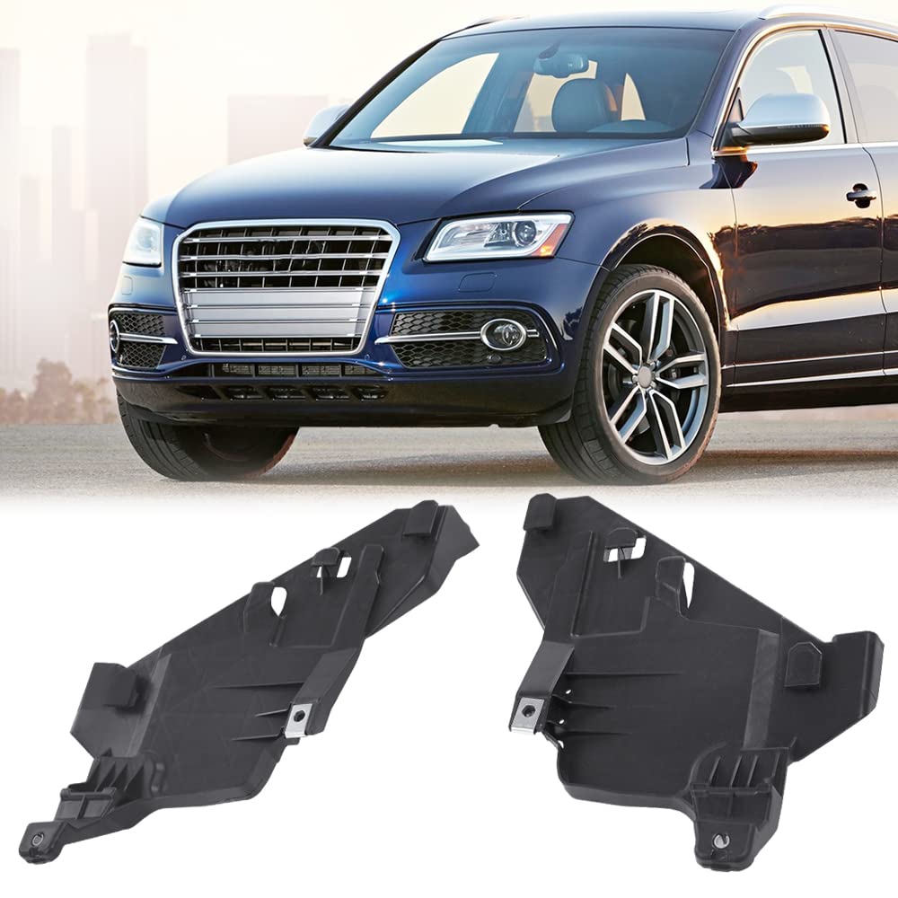 G-PLUS Front Headlight Brackets Head Light Lamp Mount Support Plate Bracket Compatible with Audi Q5 2013-2017 /Fit SQ5 2014-2017 Headlamp Housing Left & Right 8R0941454A AU2509107 8R0941453A AU2508107